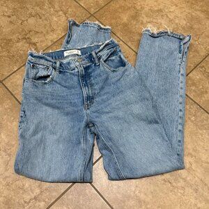 90s-inspired abercrombie and fitch denim ultra high rise fit